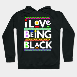 Black Lives Matter - I Love Being Black Hoodie